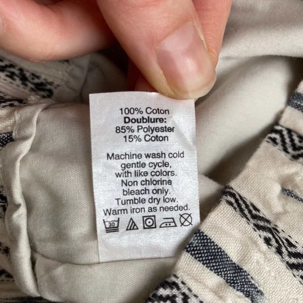 J. Crew‎ Cotton tribal print skirt